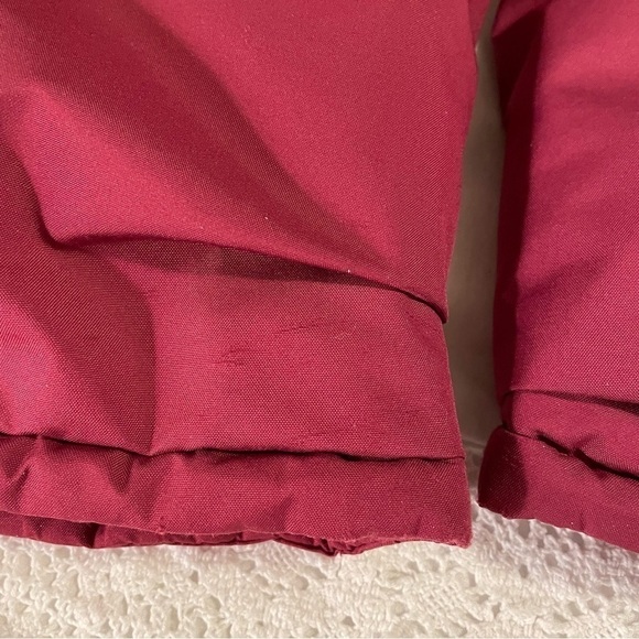 Marker Girls Size 4 Bib Pink Insulated Snow Ski Pants Overalls Fleece - Picture 12 of 13